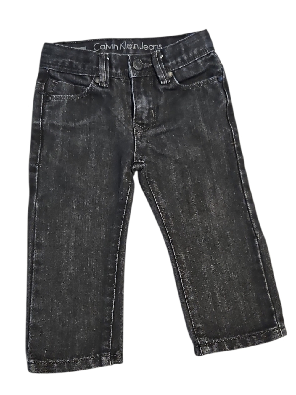 Calvin Klein Baby Rocker Skinny Black Wash Jeans 12 Months
